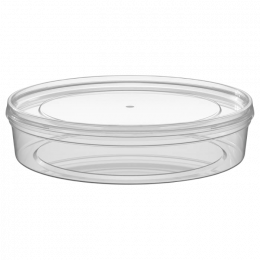 Контейнер плоский, 300 мл, D=145 мм, h=30,5 мм